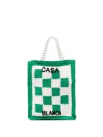 Casablanca sac cabas Tennis en crochet - Vert