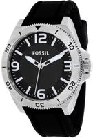 Horlogeband Fossil BQ1169 Silicoon Zwart 22mm