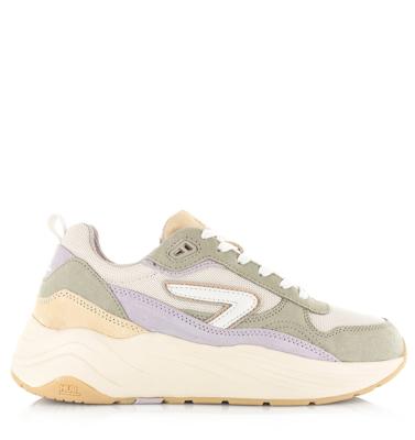 HUB - Glide sneakers dames beige Suede Dames