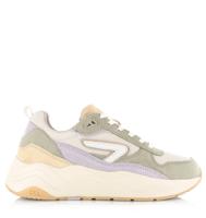HUB - Glide sneakers dames beige Suede Dames
