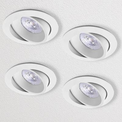 Set van 4 Led inbouwspot Brugge, 5 Watt