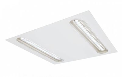 Kantoor LED verlichting Molior Line 2 lijnen 32W 3580 lumen 4000K 592x592 wit
