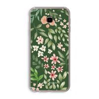 Botanical green sweet flower heaven: Samsung Galaxy J4 Plus Transparant Hoesje