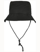 Flexfit FX5003AB Adjustable Flexfit Bucket Hat - Black - One Size - thumbnail
