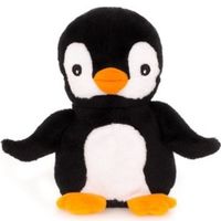 Magnetron warmte knuffel pinguin 13 cm   - - thumbnail