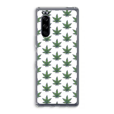 Weed: Sony Xperia 5 Transparant Hoesje