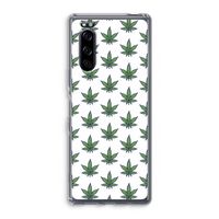 Weed: Sony Xperia 5 Transparant Hoesje