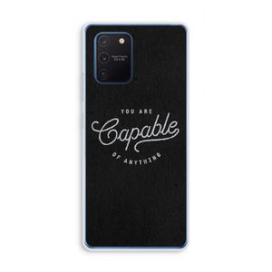 Capable: Samsung Galaxy Note 10 Lite Transparant Hoesje