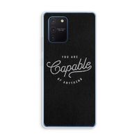 Capable: Samsung Galaxy Note 10 Lite Transparant Hoesje