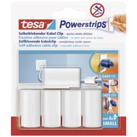 tesa POWERSTRIPS® Kabelclips Wit Inhoud: 5 stuk(s)