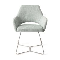 Jesper Home Yanai eetkamerstoel Soft Sage beehive steel
