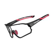 Rockbros 10135 UV400 fotochromatische fietsbril, zwart-rood