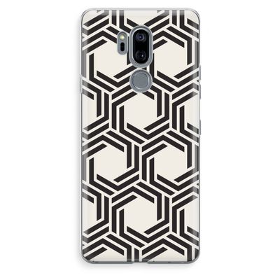 Geometrisch patroon: LG G7 Thinq Transparant Hoesje