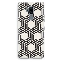 Geometrisch patroon: LG G7 Thinq Transparant Hoesje Geometrisch patroon: LG G7 Thinq Transparant Hoesje