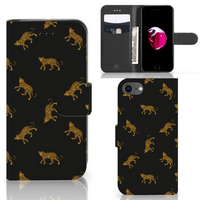 Telefoonhoesje met Pasjes voor iPhone 7 | 8 | SE (2020) | SE (2022) Leopards