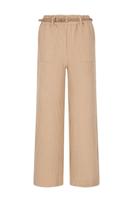 Like Flo winter corduroy wide leg broek meisjes - beige - Finn - riemlussen