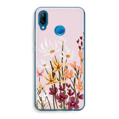 Painted wildflowers: Huawei P20 Lite Transparant Hoesje