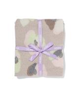 HEMA Plaid 130x150cm wollook bloemen (multi)