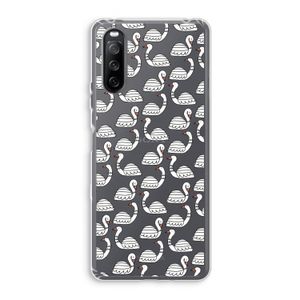 Zwanen: Sony Xperia 10 III Transparant Hoesje