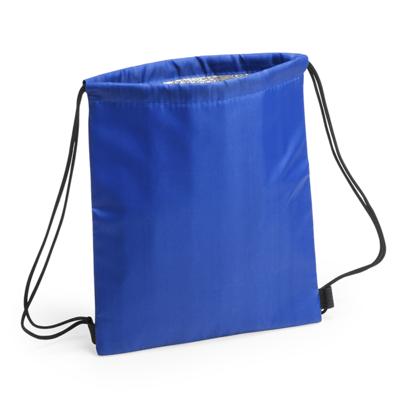 Koeltas rugzak - blauw - 27 x 33 cm - koeltassen met koordje - lunch rugtasje Koeltas rugzak - blauw - 27 x 33 cm - koeltassen met koordje - lunch rugtasje