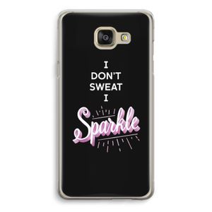 Sparkle quote: Samsung Galaxy A5 (2016) Transparant Hoesje