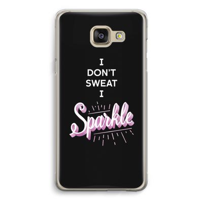 Sparkle quote: Samsung Galaxy A5 (2016) Transparant Hoesje