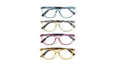 Croon Set van 4, Super-lichte Trendy Leesbril +2.50