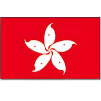 Vlag van Hong Kong - 90 x 150 cm - Hong Kong landen thema - supporters / fans - versiering