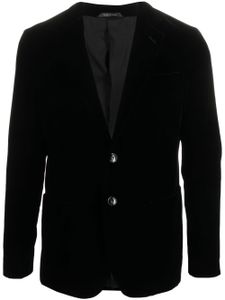 Giorgio Armani veste de costume à simple boutonnage - Noir