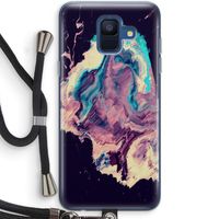 Cosmic Silence: Samsung Galaxy A6 (2018) Transparant Hoesje met koord