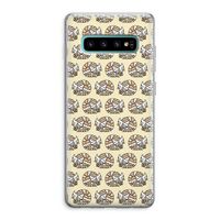 Slapende poes: Samsung Galaxy S10 Plus Transparant Hoesje
