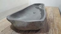 Flussstein Waschbecken RXXL25031203, 121x44x15 cm