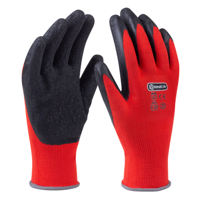 Connex Handschoen Polyester/Latex Roodgr09 - COX938529