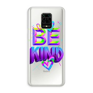 Be Kind: Xiaomi Redmi Note 10 Lite Transparant Hoesje