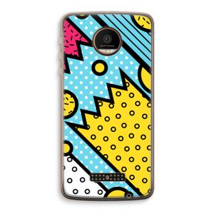 Pop Art #1: Motorola Moto Z Force Transparant Hoesje