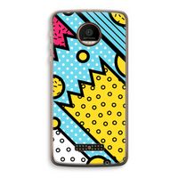 Pop Art #1: Motorola Moto Z Force Transparant Hoesje