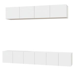 The Living Store TV-Meubelset - 3x 60x30x30cm - 2x 80x30x30cm - Wit