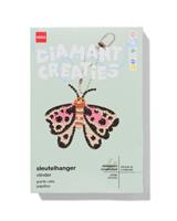 HEMA Diamantcreaties sleutelhanger vlinder