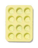 HEMA Mini muffinbakvorm PFAS-vrij (geel)