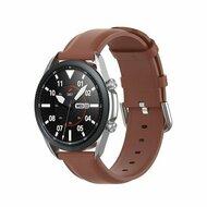 Garmin Forerunner 570 (42mm) / 55 / 245 / 645 - Classic leren bandje - Bruin