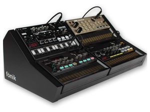 Fonik Audio Stand For 4 X Korg Volca-Zwart