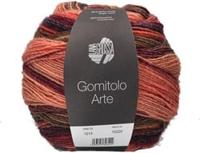 Lana Grossa Gomitolo Arte 1014 Bordeaux/Camel/Zalm/Rood/Grijs Bruin/Mokka/Bram/Wijnrood