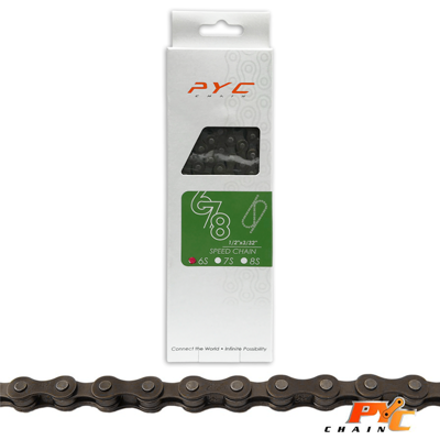 P.Y.C. Pyc fietsketting 6v 116s 1/2x3/32 shimano