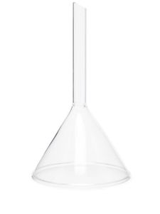 Haeckels entonnoir en verre transparent - Blanc