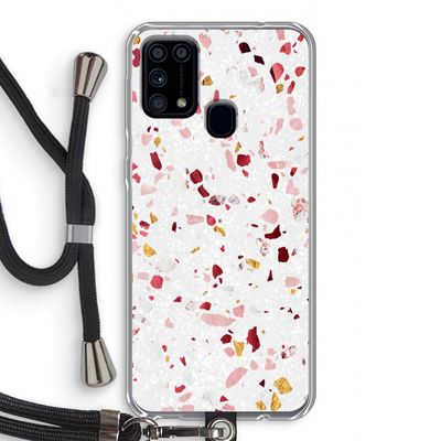 Terrazzo N°9: Samsung Galaxy M31 Transparant Hoesje met koord