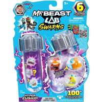Figuurtjes - SWARMS FUSION - MRBEAST LAB - 6 minifiguurtjes van 2,5 cm - Geschikt voor kinderen vanaf 5 jaar
