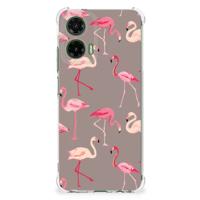 Motorola Moto G35 Case Anti-shock Flamingo