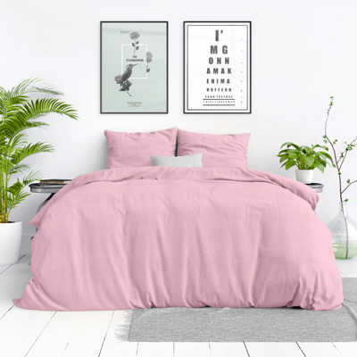 Dekbedovertrek Katoen Stone Washed Roze LitsJumeaux (240x220 Cm) Roze Katoen Effen Dreamhouse - Overtrek - 240x220 Cm (Lits-Jumeaux) - - Dekbed-Discounter.nl Dekbedovertrek Katoen Stone Washed Roze LitsJumeaux (240x220 Cm) Roze Katoen Effen Dreamhouse - Overtrek - 240x220 Cm (Lits-Jumeaux) - - Dekbed-Discounter.nl