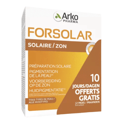 Forsolar Zon Caps 50 + Caps 10 Gratis