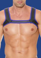 Ouch Puppy Play - Neoprene Harness Size S/M - Blue